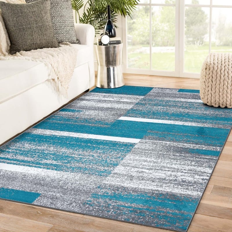 Luxe Weavers Art Deco Abstract Geometric Area Rug