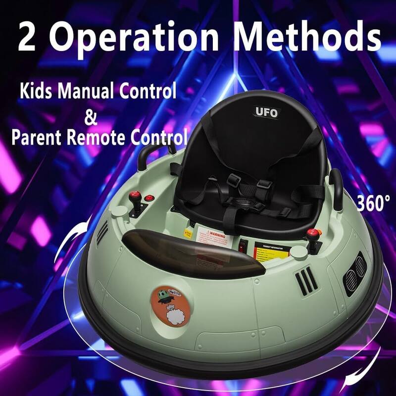 12V Kids Powered Ride-On Bumper Car with Remote Control