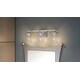 preview thumbnail 15 of 22, Quoizel Abner Steel 3-light Bath Light