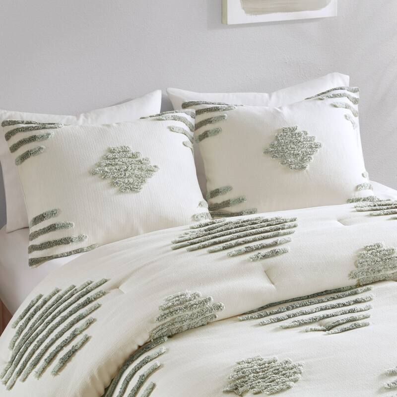 GDF Studio - Tahli Cotton Blend Chenille Comforter Set