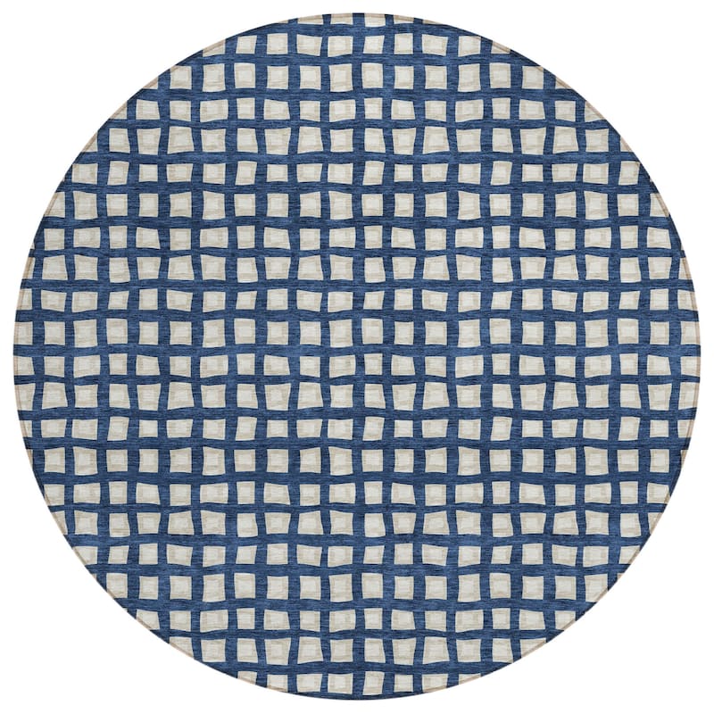 HomeRoots Geometric Transitional Rectangle Outdoor Rug