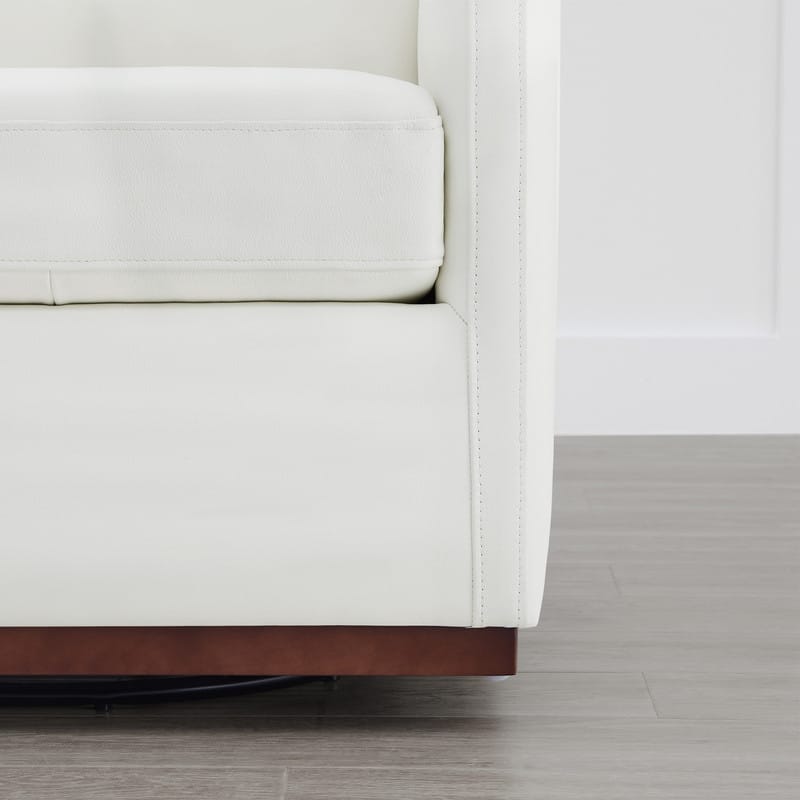 Spruce & Spring Shane Modern Swivel Accent Arm Chair