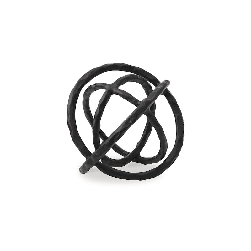 Signature Design by Ashley Barlee Black Sculpture (Set of 2) - 6.5" W x 8.88" D x 6.75" H