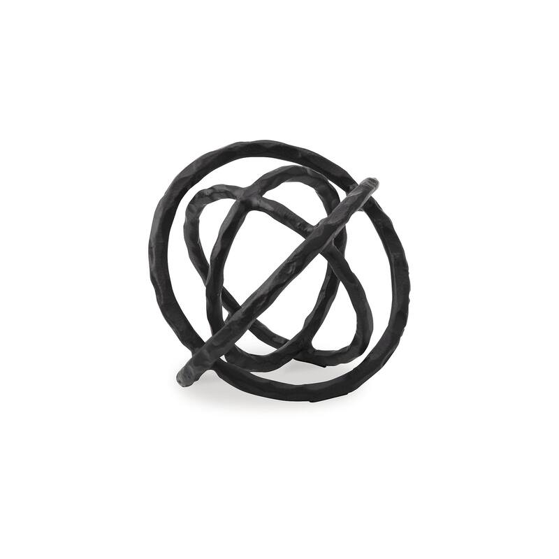 Signature Design by Ashley Barlee Black Sculpture - 6.5"W x 8.88"D x 6.75"H