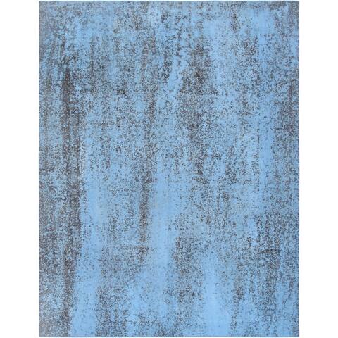 Pasargad Home Overdyes Collection Wool Area Rug - 9' 2" X 12' 0"