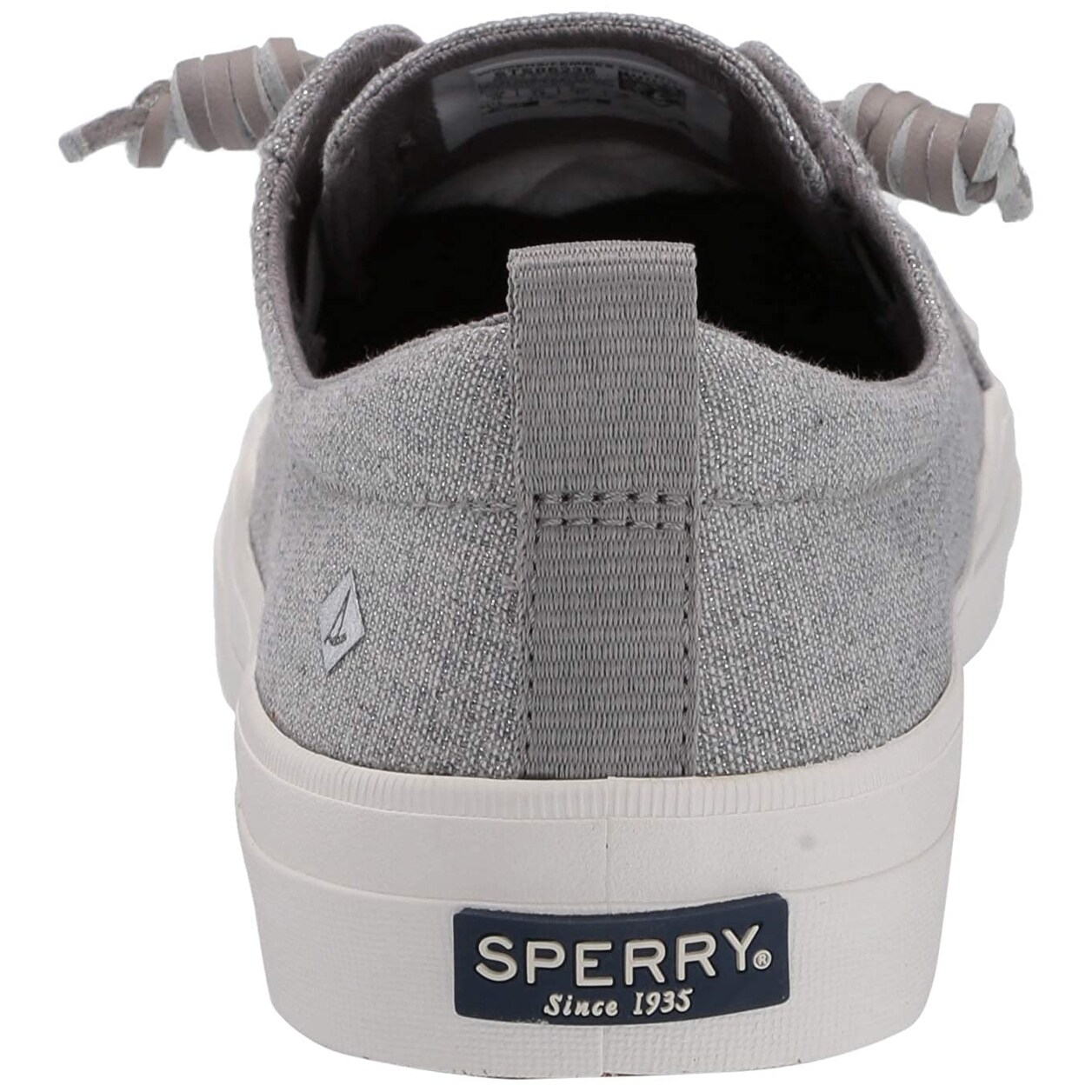 sperry women's crest vibe sparkle linen sneakers