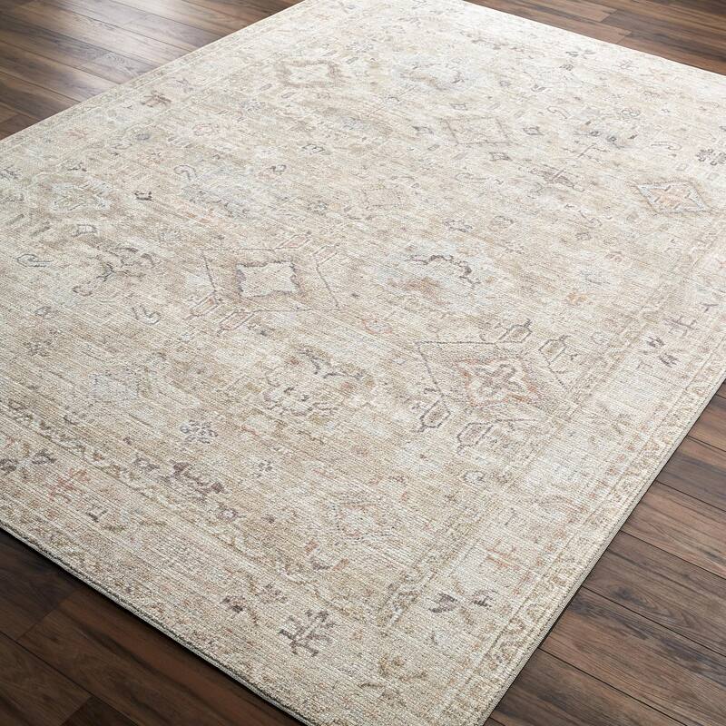 Livabliss Marlene Transitional Medallion Area Rug