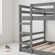 preview thumbnail 20 of 18, Full Over Full Bunk Bed with Ladder and Guardrails, Solid Wood Frame, No Box Spring Required