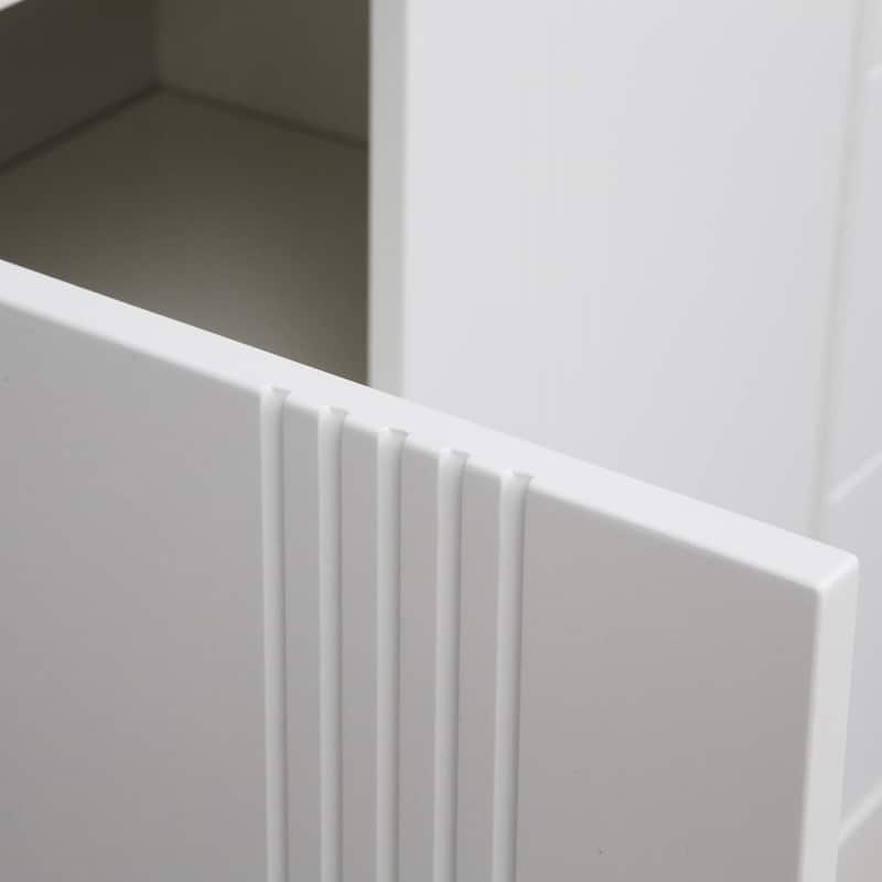 Kitchen Sideboard Buffet Cabinet with 3 Drawers, Adjustable Shelves