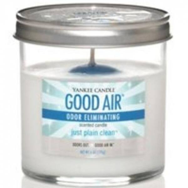 Yankee Candle1155856 Good Air Glass Tumbler Candle Clean, 6 Oz Bed