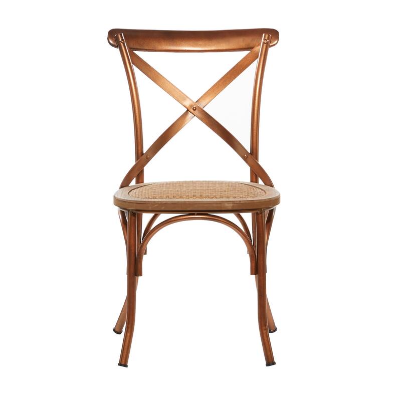 Metal Farmhouse Dining Chair (Set of 2) - 20 x 20 x 35