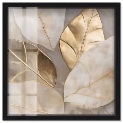 Golden Cascades Shadowbox by Art Remedy