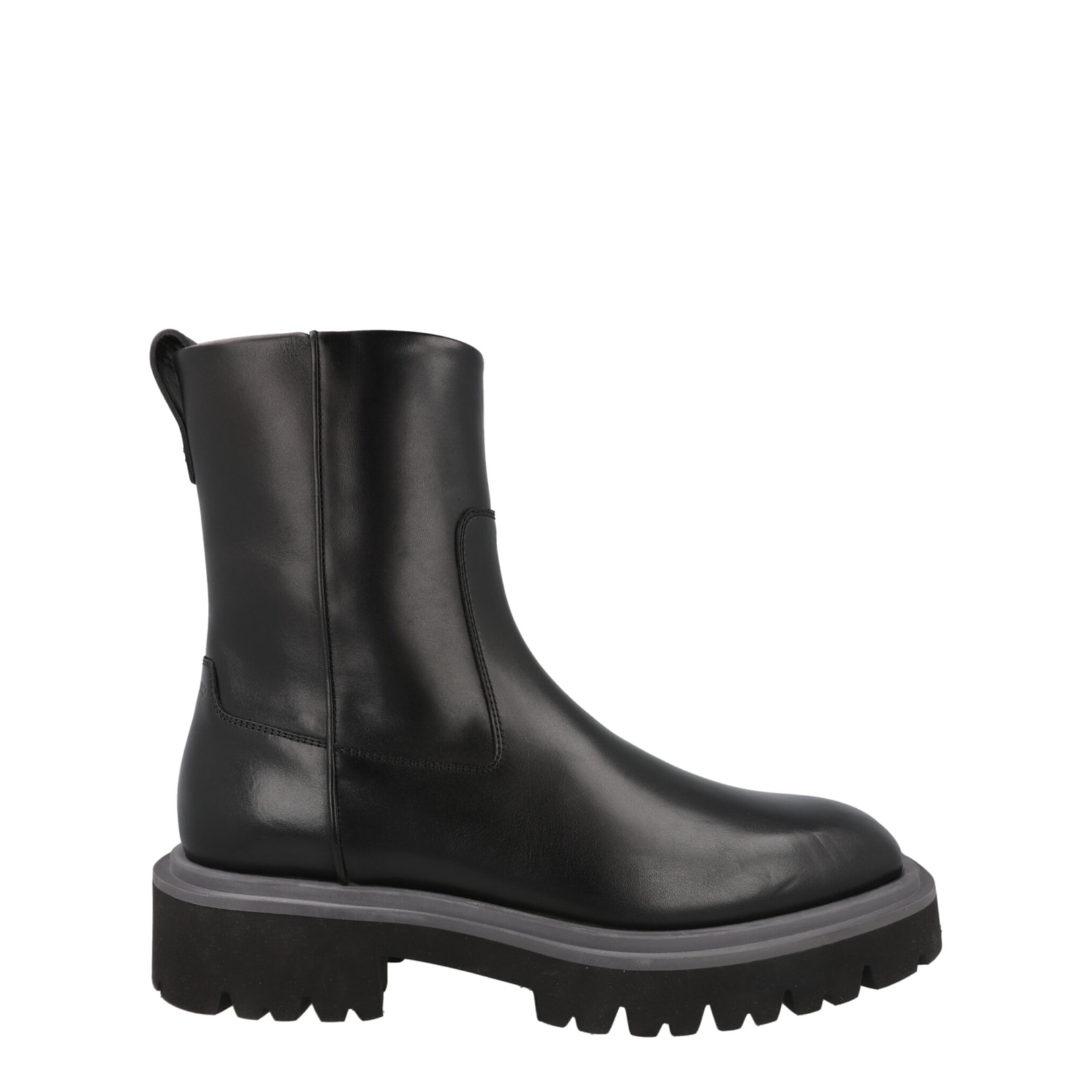 Ferragamo Florentia Contrasting Insert Ankle Boots 