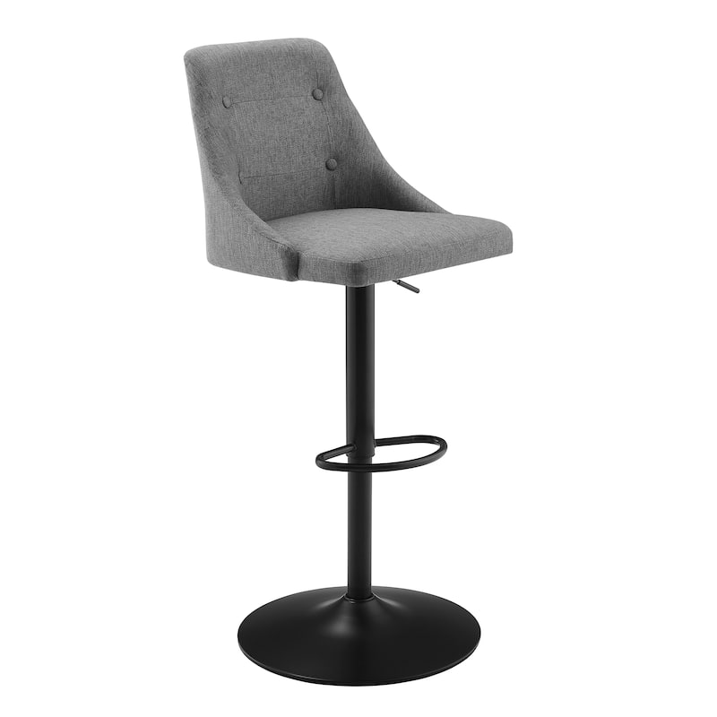 Linon Clarewill Adjustable Gas Lift Barstool