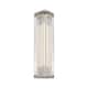 Option Polished Nickel / Ribbed Glass