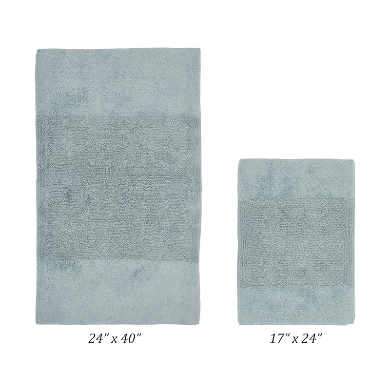 Better Trends Bath Rug 100% Cotton Water Absorbent Tufted Bathroom Rugs Set for Shower,Sink Mats Machine Wash Granada Collection
