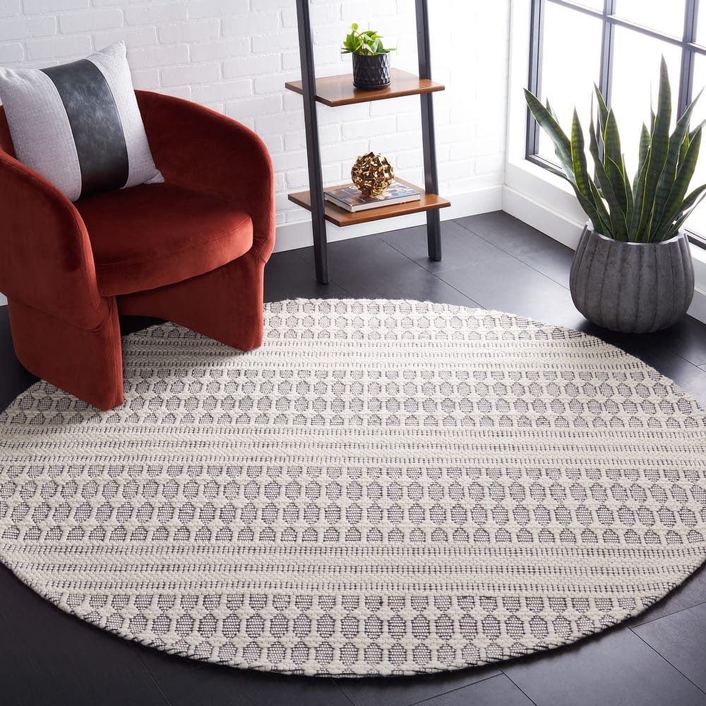 SAFAVIEH Handmade Marbella Eyþora Modern Wool Rug