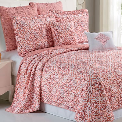 Serenta Revington Printed Microfiber 7-piece Quilt Set