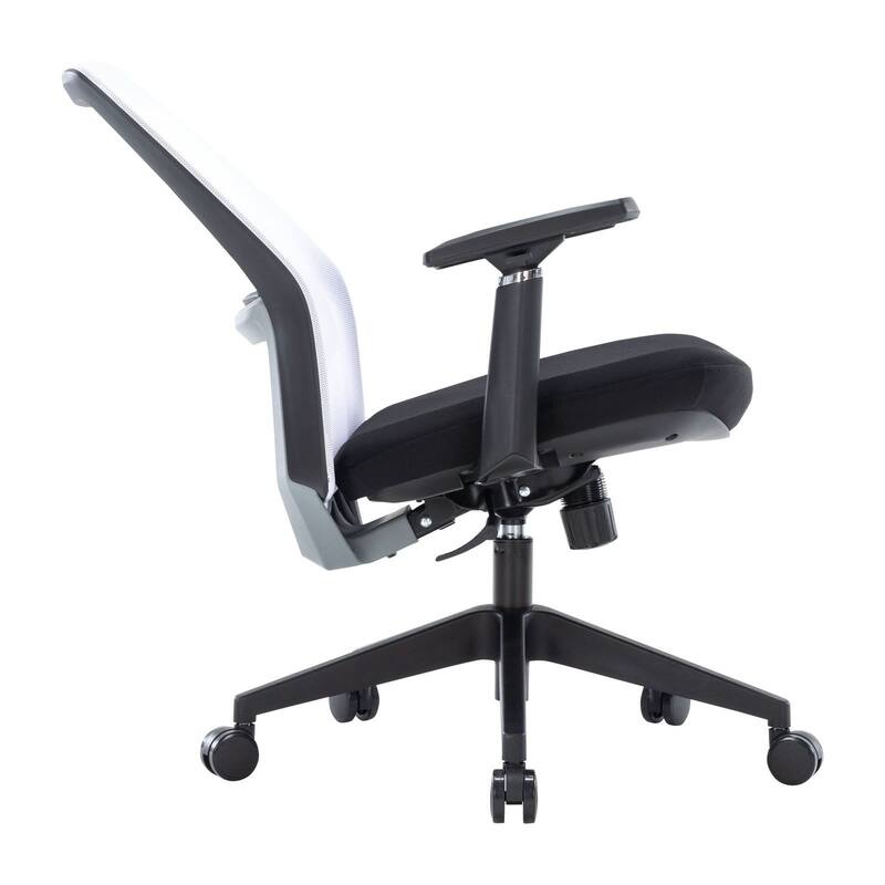 Ingram Contemporary Ergonomic Mesh Office Chair - Adjustable Height & Armrests, Mid-Back Swivel Desk Chair for Home Office