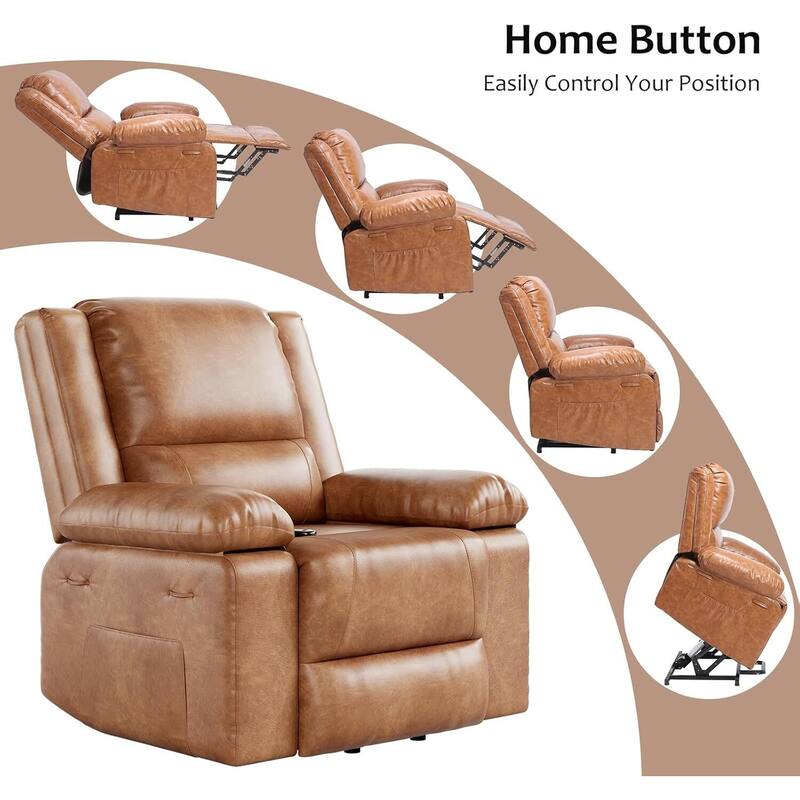 Power Lift Recliner, with Massage & Heat