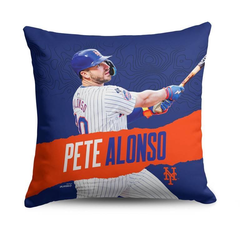 MLB New York Mets Player 18 Inch Throw Pillow - 18" x 18" - Pete Alonso