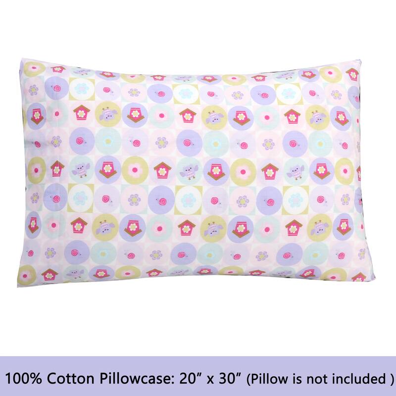3-Piece Cotton Toddler Sheet Set for Kids Boys & Girls (Animals, Fish, Sports, Floral)