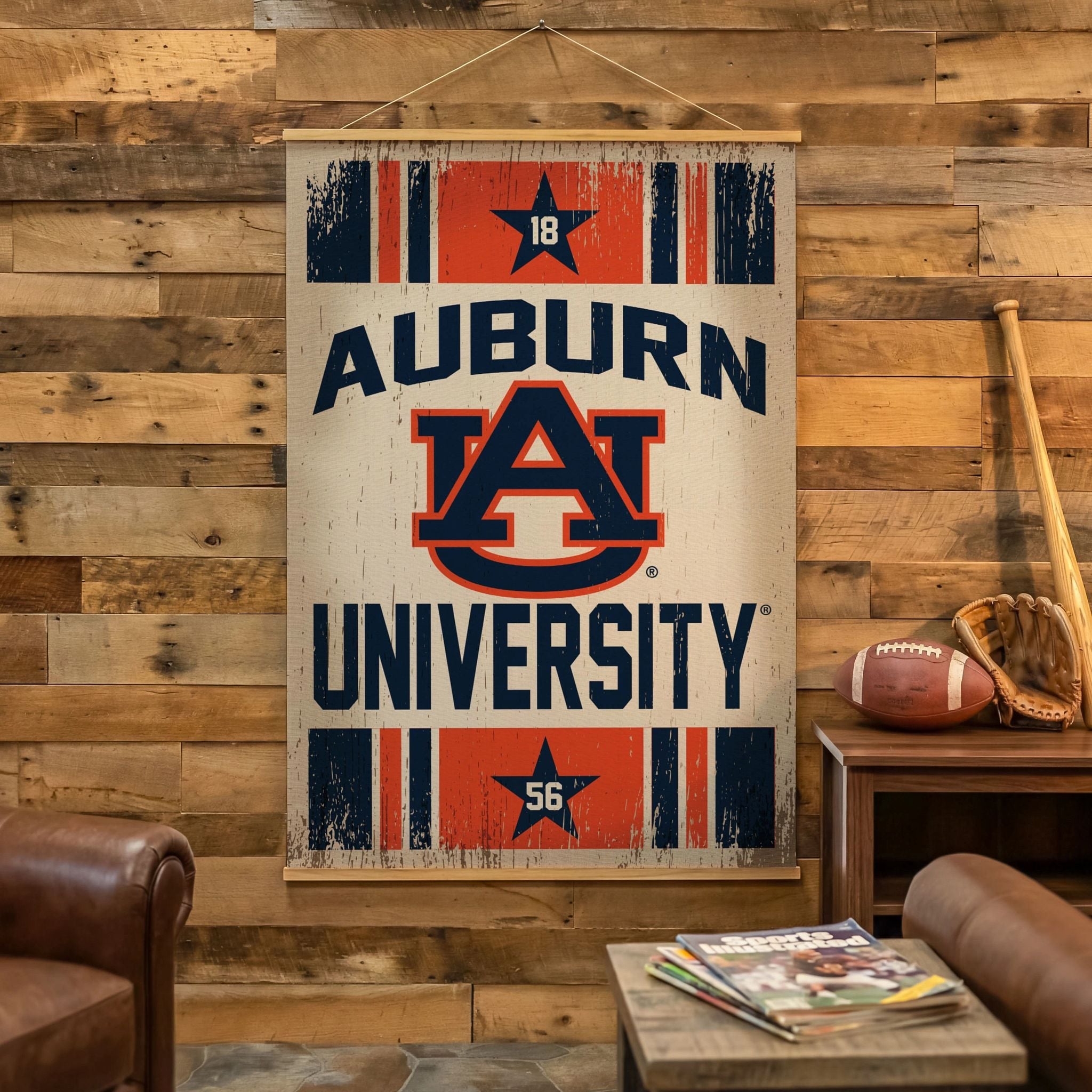 Auburn University Canvas Wall Tapestry
