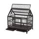 38 INCH Black Tipped Tound Tube Pet Cage