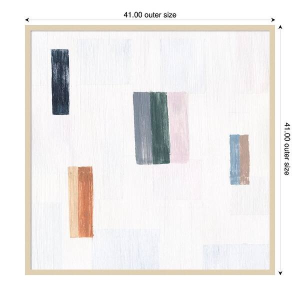 dimension image slide 14 of 18, Somatic I by Vanna Lam Wood Framed Wall Art Print