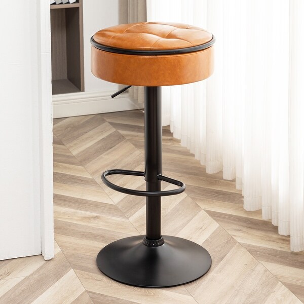Round Storage Bar Stool Set Of 2 Bed Bath Beyond 41079660