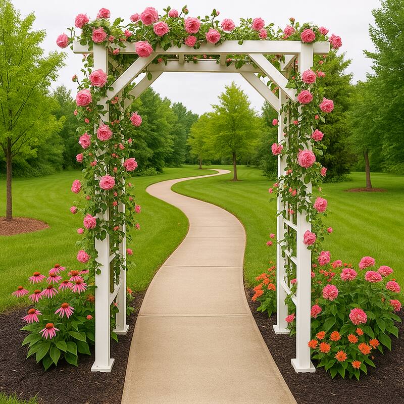 Modern Aluminum Garden Arch