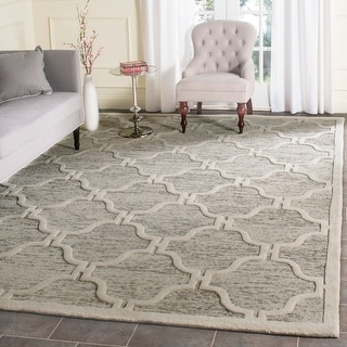 Shop Nuloom Handmade Moroccan Trellis Faux Silk Wool Area