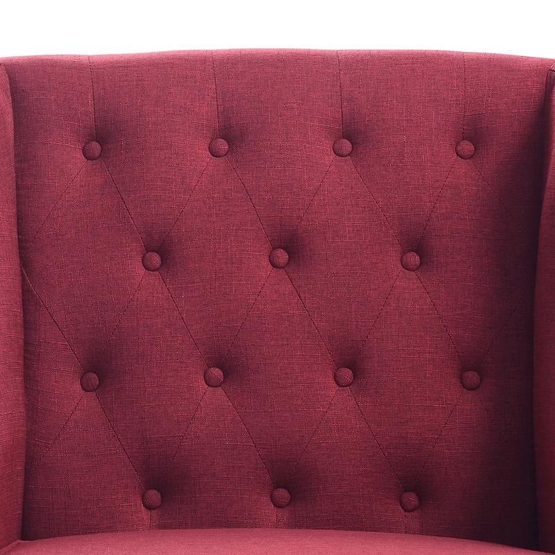 Madison Park Jewel Tufted Wingback Upholstered Club Chair