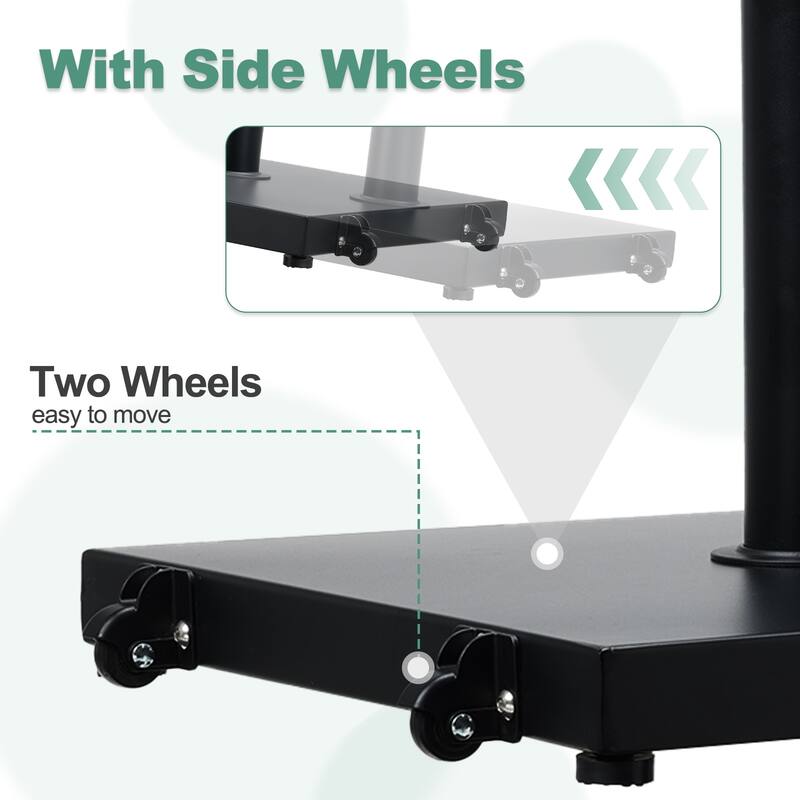 Aoodor 39 lb Outdoor Patio Umbrella Base for Deck, Poolside, Balcony