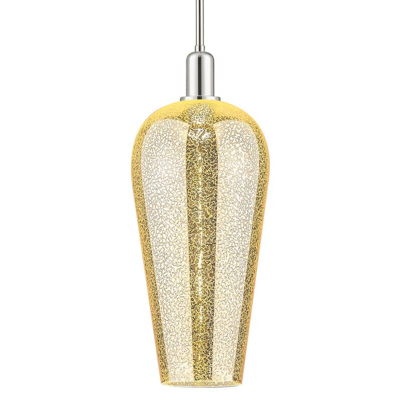Innovations Lighting 716-1S-G456-8ME Chelsea 8" Wide Mini Pendant with - Polished Nickel