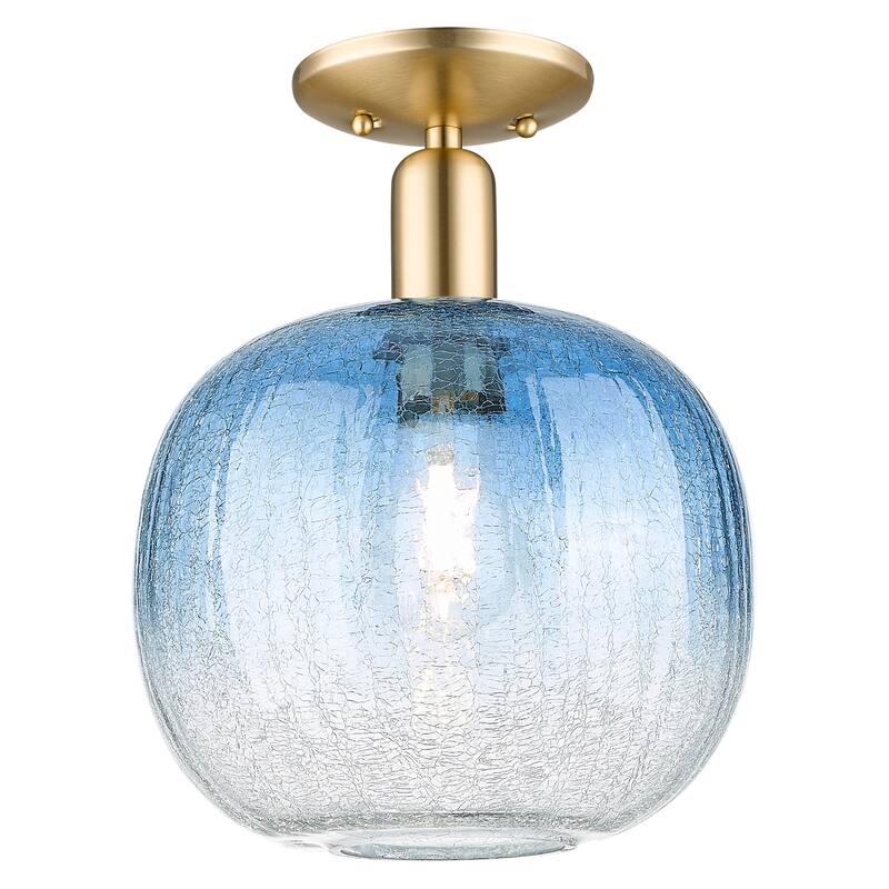 Innovations Lighting Downtown Urban - Brookhaven Sphere - 1 Light 10" Semi-Flush Mount Light