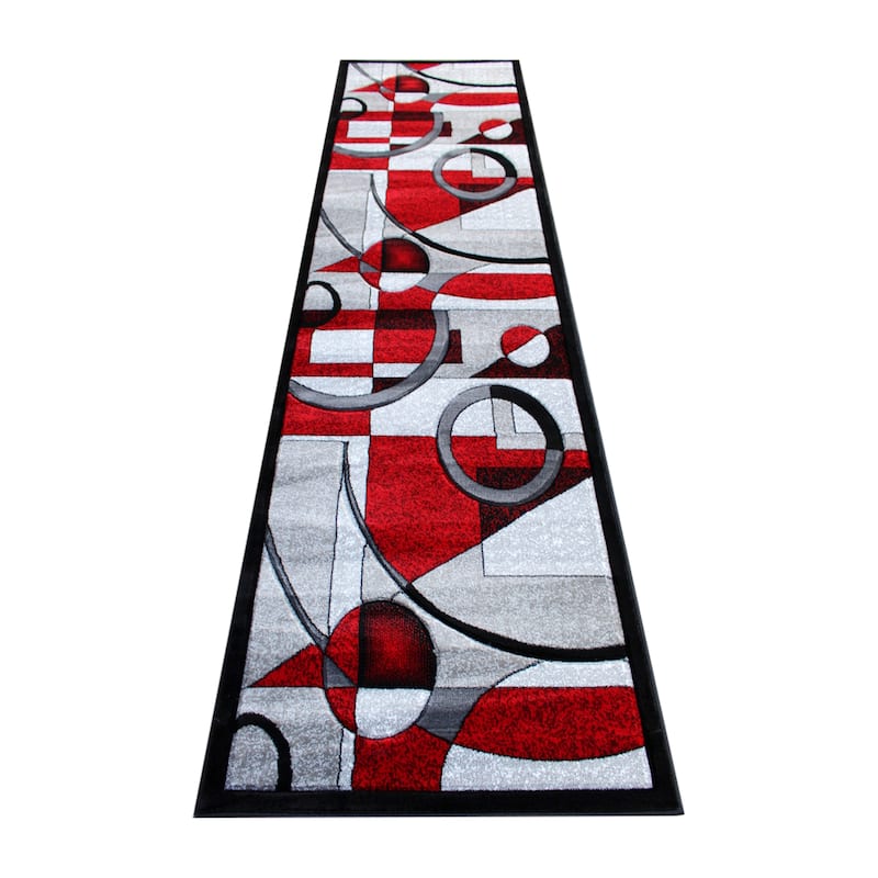 Modern Geometric Abstract Area Rug