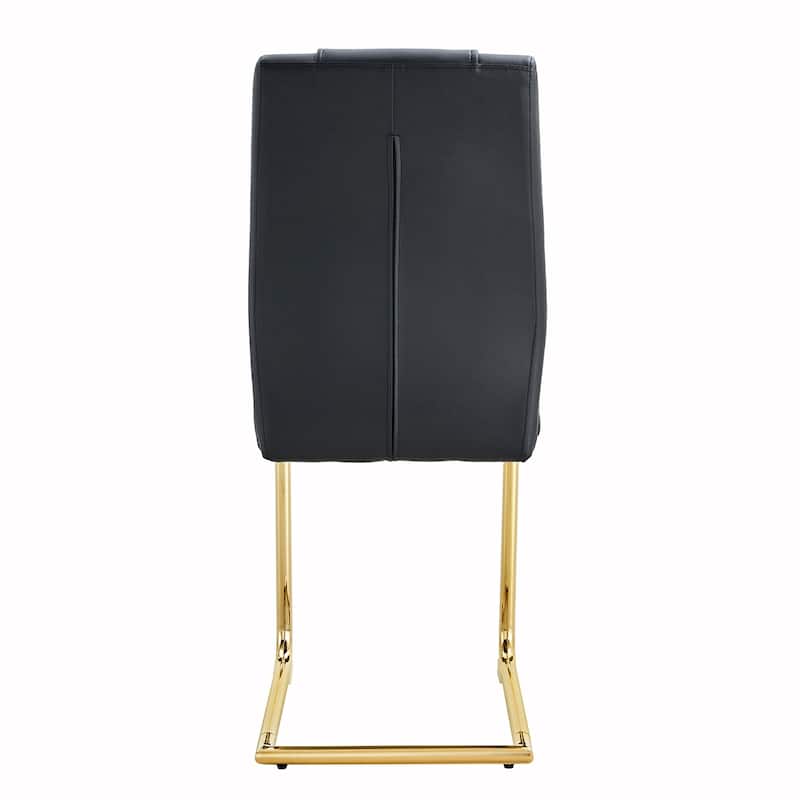 6PCS PU Metal Frame Dining Chair
