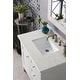 preview thumbnail 21 of 32, James Martin Vanities Palisades 36" Single Vanity, Bright White