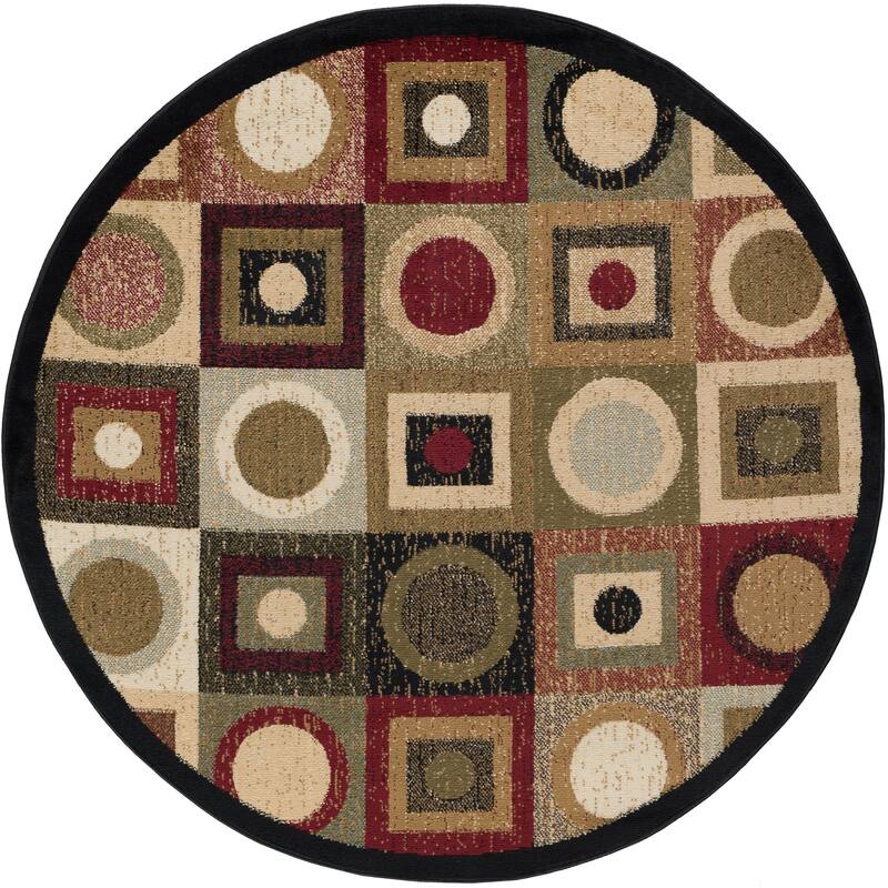 Hamilton Modern & Contemporary Geometric Indoor Area Rug - 7'10 x 7'10