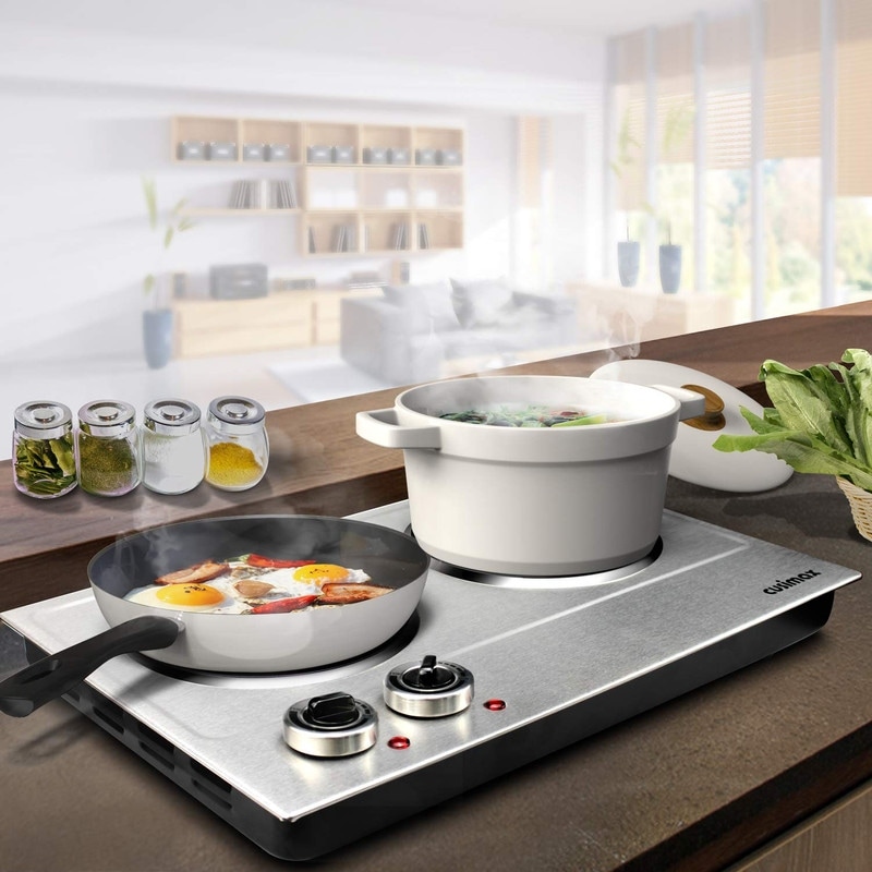 Cooking Stove Electric Cooktop Infrared Ceramic Glass Double