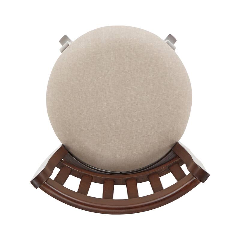 Ali Modern Linen 29-inch High Back Bar Stool Swivel by iNSPIRE Q Classic