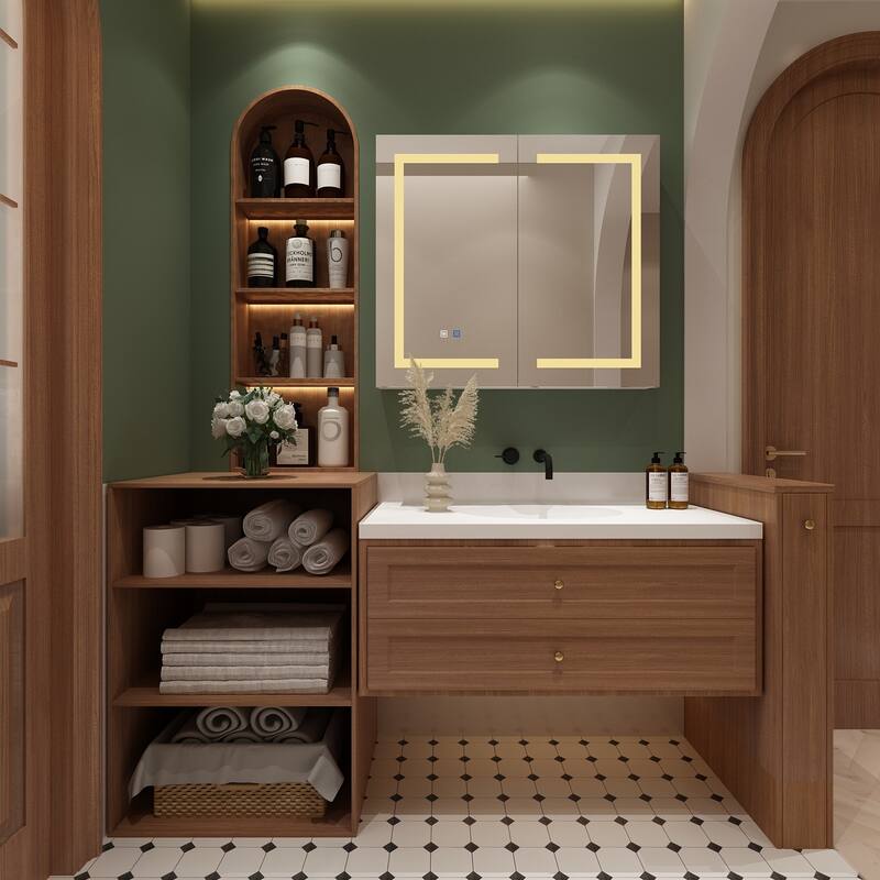 Led Mirror Cabinet Bathroom Wall Mounted Medicine Cabinet Storage