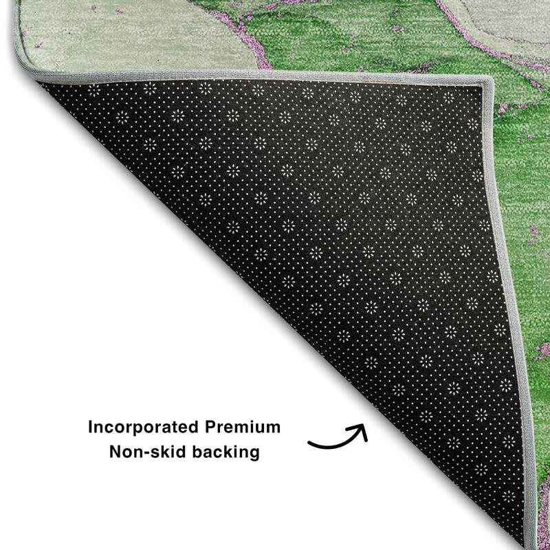Premium Washable Super Soft Abstract Contemporary Mayfield Rug
