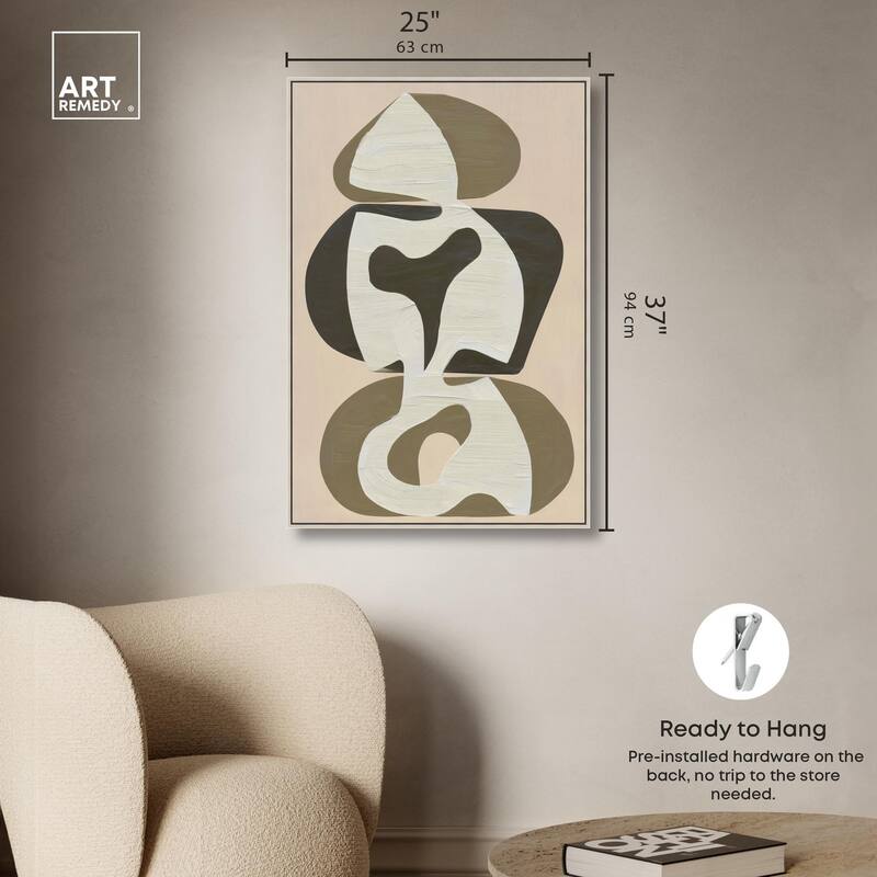 Shapes of Sage II Canvas by Art Remedy