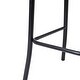 preview thumbnail 31 of 60, Glitzhome Industrial Modern Adjustable Bar Table Rustic Steel 3-Piece Pub Sets