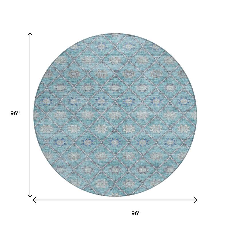 HomeRoots Floral Transitional Rectangle Outdoor Rug