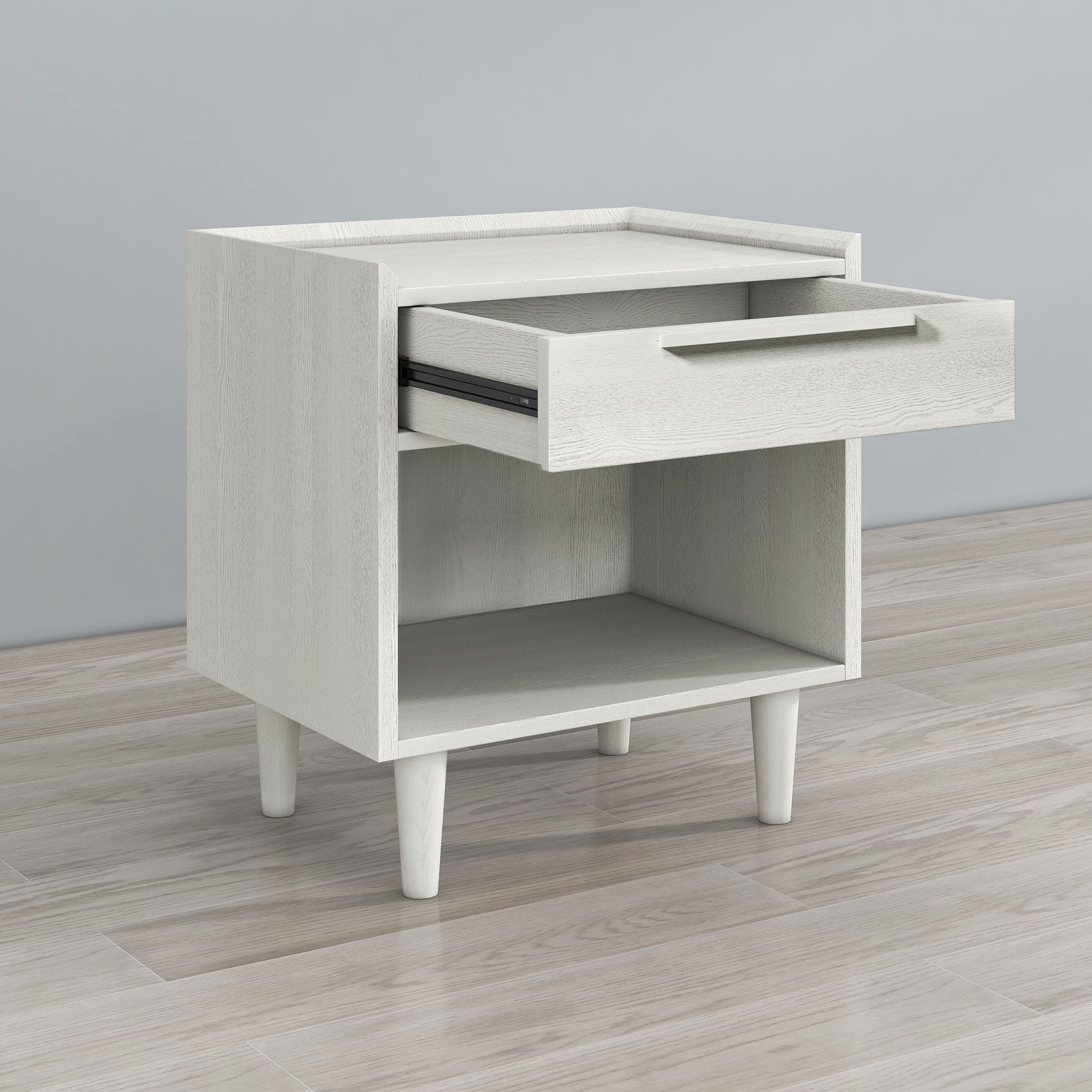 White modern 2025 nightstand target