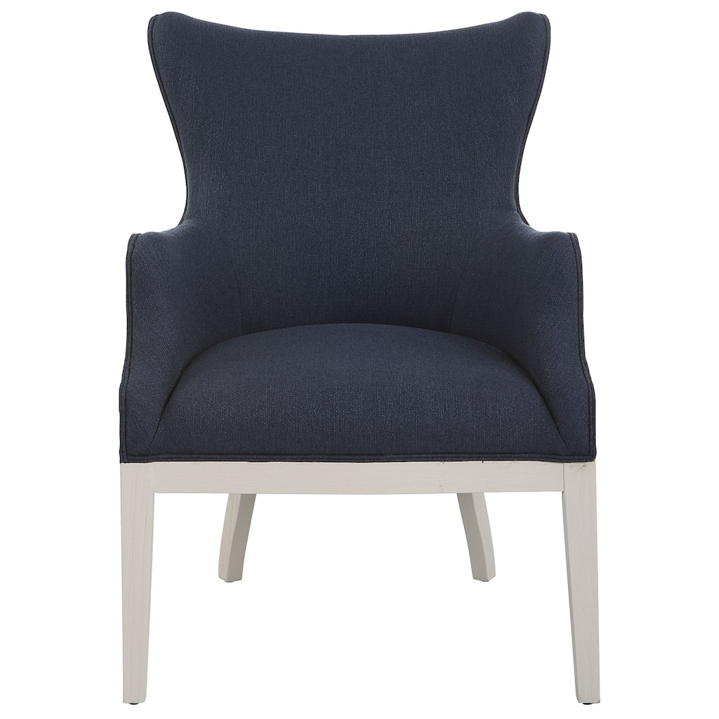Tightly Woven Accent Chair - 37" - Blue and White