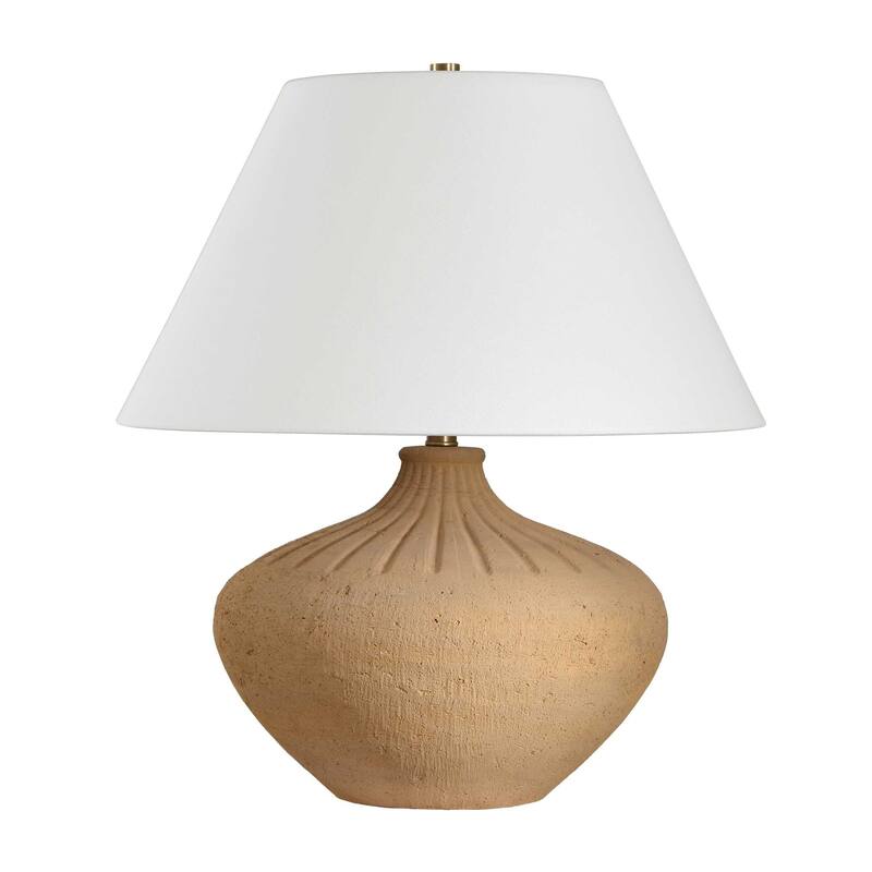 Uttermost Eldon Terracotta Table Lamp - 21.00" W x 23.50" H x 21.00" D
